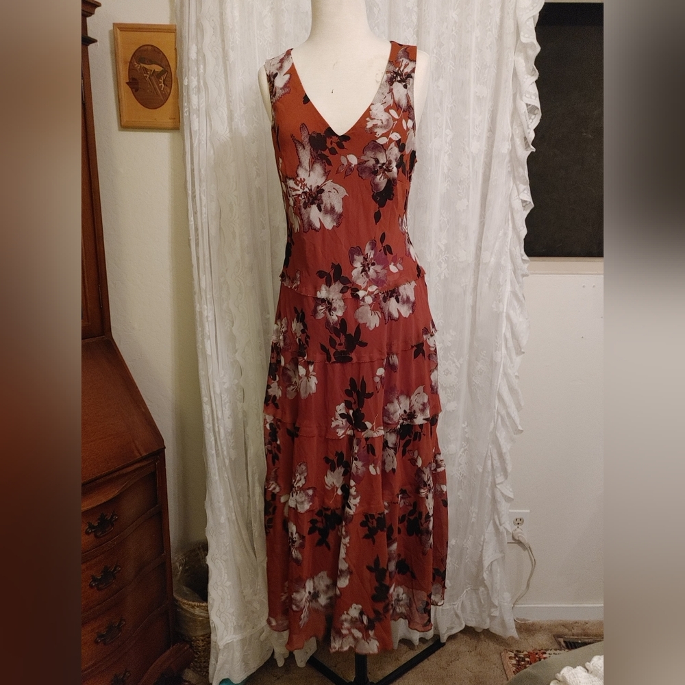 Vera Wang maxi dress size Small